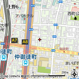 コインパーク東上野１丁目第２駐車場周辺の地図