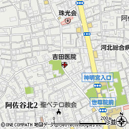 吉田医院小児科皮フ科周辺の地図