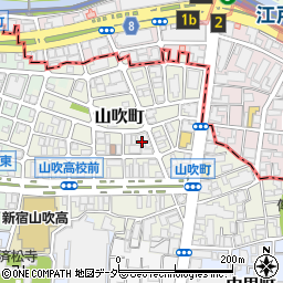 東京都新宿区山吹町343周辺の地図