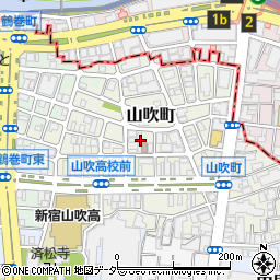 東京都新宿区山吹町342周辺の地図