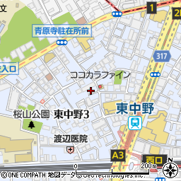 東京都中野区東中野3丁目6 18の地図 住所一覧検索 地図マピオン