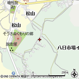 千葉県匝瑳市八日市場イ1428-4周辺の地図