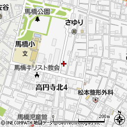 ティースリー高円寺周辺の地図