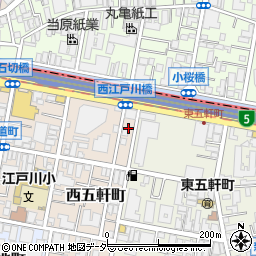 東京都新宿区西五軒町11周辺の地図