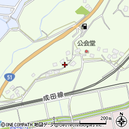 千葉県佐倉市長熊396周辺の地図