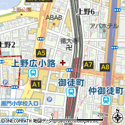牛玄 上野本店周辺の地図