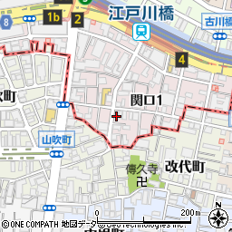 リアット　江戸川橋店周辺の地図