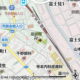 山梨県韮崎市中央町6周辺の地図
