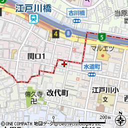 東京都新宿区改代町29周辺の地図