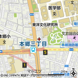 スターバックスコーヒー 本郷東大前店周辺の地図