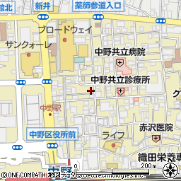 真希　中野北口店周辺の地図