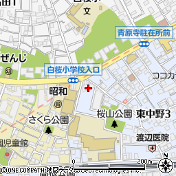 東中野桜山レジデンス周辺の地図