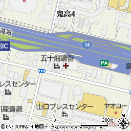 岡山製作所周辺の地図