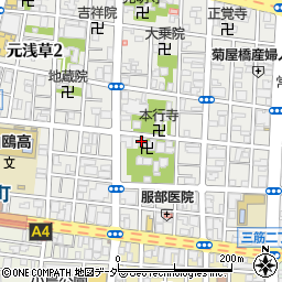 覚音寺周辺の地図