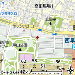 東京都新宿区大久保3丁目周辺の地図
