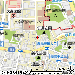 東京都文京区湯島4丁目周辺の地図