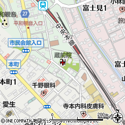 山梨県韮崎市中央町6-19周辺の地図