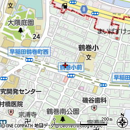 第一勧業信用組合東早稲田出張所周辺の地図