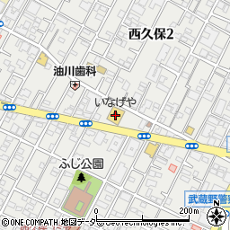 いなげや武蔵野西久保店周辺の地図