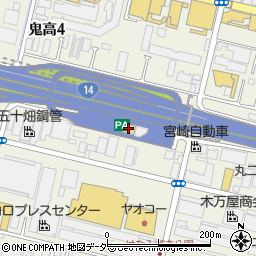 デイリーヤマザキ京葉市川ＰＡ（下り）店周辺の地図
