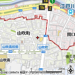 東京都新宿区山吹町345周辺の地図