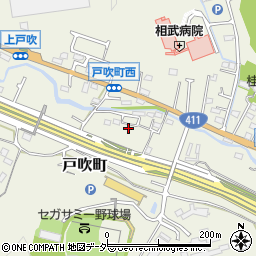 東京都八王子市戸吹町1351-1周辺の地図