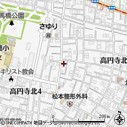 ヘーベルメゾン高円寺周辺の地図