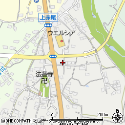 山梨県甲州市塩山赤尾209周辺の地図