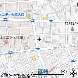 ディアコート篠崎２周辺の地図