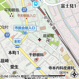 跡部歯科診療所周辺の地図