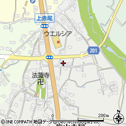 山梨県甲州市塩山赤尾211周辺の地図