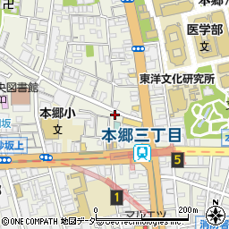 アジアンダイニング＆バー サモサ 本郷三丁目店周辺の地図