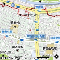 元赤城神社周辺の地図