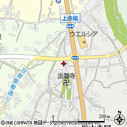 山梨県甲州市塩山赤尾488周辺の地図