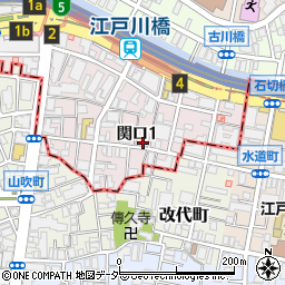 東京都文京区関口1丁目13-1周辺の地図