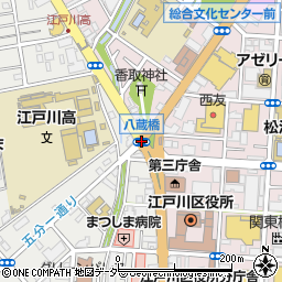 八蔵橋周辺の地図