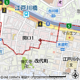 東京都文京区関口1丁目15-3周辺の地図