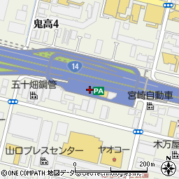松屋 京葉市川PA（下り線）店周辺の地図