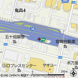 松屋 京葉市川PA（下り線）店周辺の地図