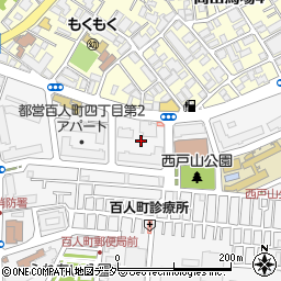 東京都新宿区百人町4丁目6周辺の地図