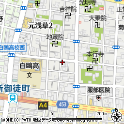 読売新聞浅草橋センター周辺の地図
