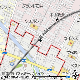 千葉県船橋市二子町627-32周辺の地図