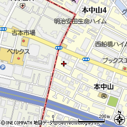 千葉県船橋市本中山5丁目10-11周辺の地図