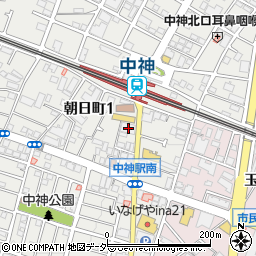 中神平田ビル周辺の地図