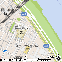 ディアコート平井周辺の地図