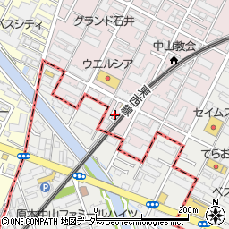 千葉県船橋市二子町627-28周辺の地図