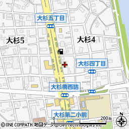 ワークマン江戸川大杉店周辺の地図