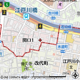 東京都文京区関口1丁目15-4周辺の地図