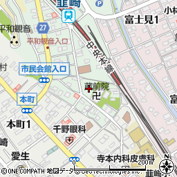 山梨県韮崎市中央町7周辺の地図