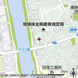 東京都江戸川区鹿骨1丁目10周辺の地図